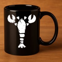 Island Lobster 11oz C Handle Ceramic Mug