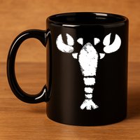 Island Lobster 11oz C Handle Ceramic Mug