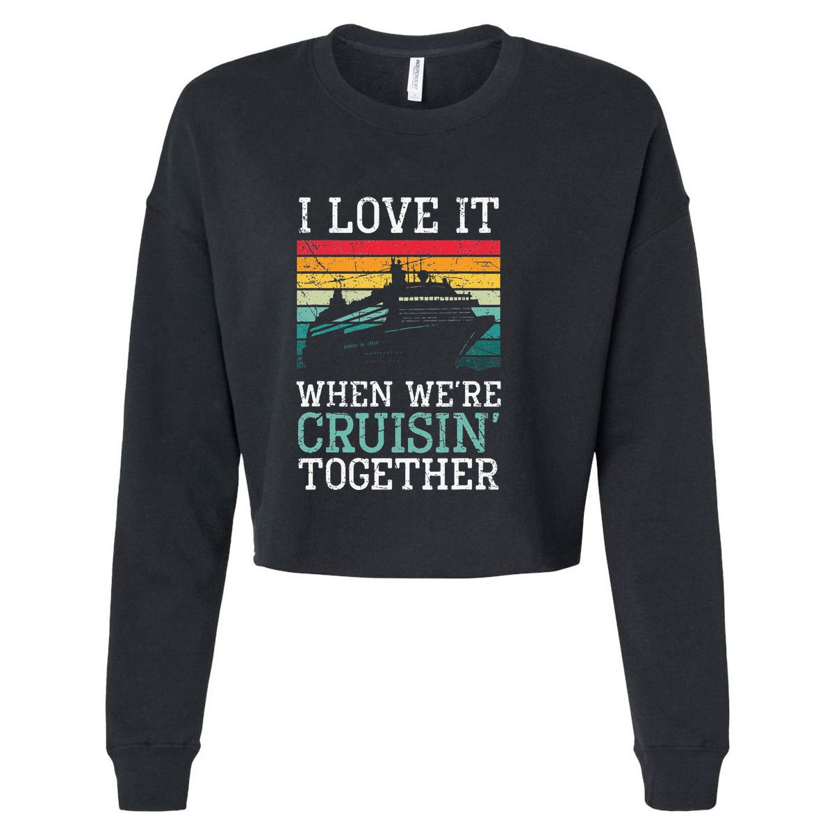 I Love It When We're Cruisin' Together retro Bailing Boat Youth Performance Sprint T-Shirt
