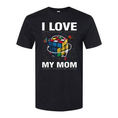 I Love It When My Mom Lets Me Solve Cubes Speedcubing Softstyle CVC T-Shirt