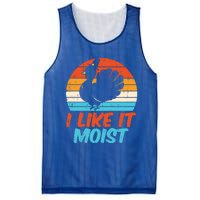 I Like It Moist Turkey Funny Thanksgiving Adult Gift Mesh Reversible Basketball Jersey Tank