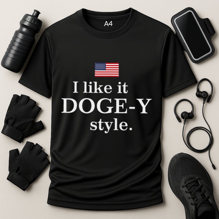 I Like It Doge Y Style Doge Fans Cooling Performance Crew T-Shirt