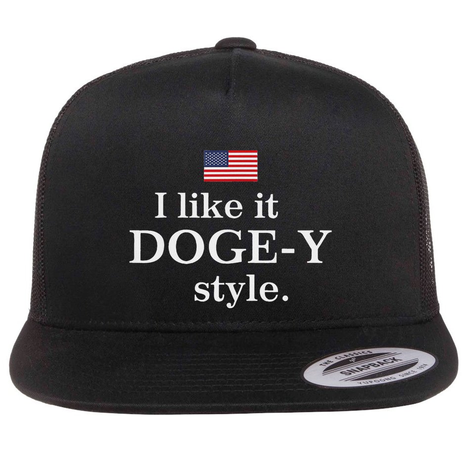 I Like It Doge Y Style Doge Fans Flat Bill Trucker Hat