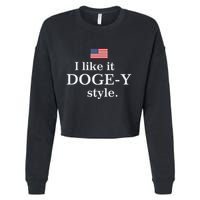I Like It Doge Y Style Doge Fans Cropped Pullover Crew
