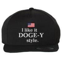 I Like It Doge Y Style Doge Fans Wool Snapback Cap