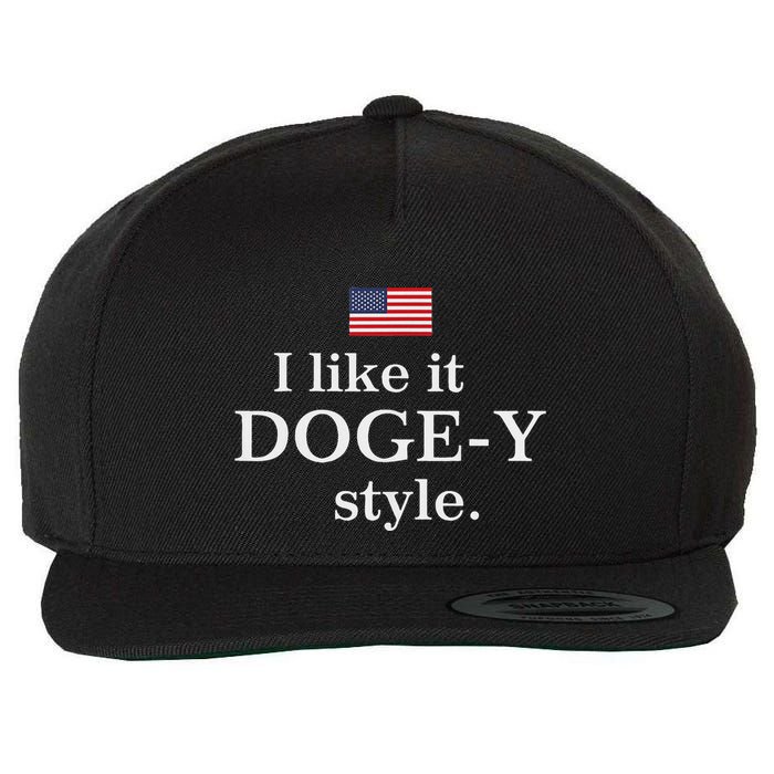 I Like It Doge Y Style Doge Fans Wool Snapback Cap