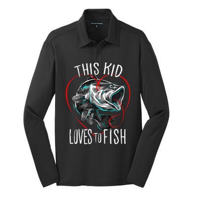 I Like It When She Bends Over Fishing Silk Touch Performance Long Sleeve Polo