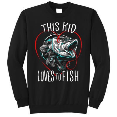 I Like It When She Bends Over Fishing Tall Sweatshirt