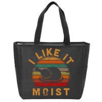 I Like It Moist Thanksgiving Vintage Turkey Day Gift Leg Day Zip Tote Bag