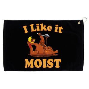 I Like It Moist Funny Thanksgiving Foods Family Group Set Gift Grommeted Golf Towel