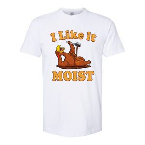 I Like It Moist Funny Thanksgiving Foods Family Group Set Gift Softstyle CVC T-Shirt