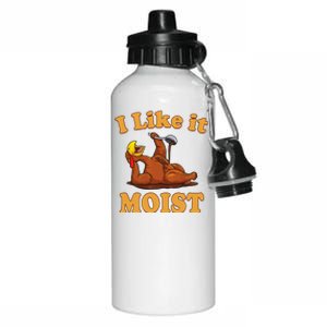 I Like It Moist Funny Thanksgiving Foods Family Group Set Gift Aluminum Water Bottle