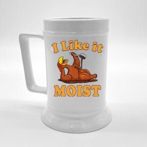 I Like It Moist Funny Thanksgiving Foods Family Group Set Gift Beer Stein