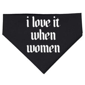 I Love It When Women Design USA-Made Doggie Bandana