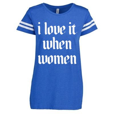 I Love It When Women Design Enza Ladies Jersey Football T-Shirt