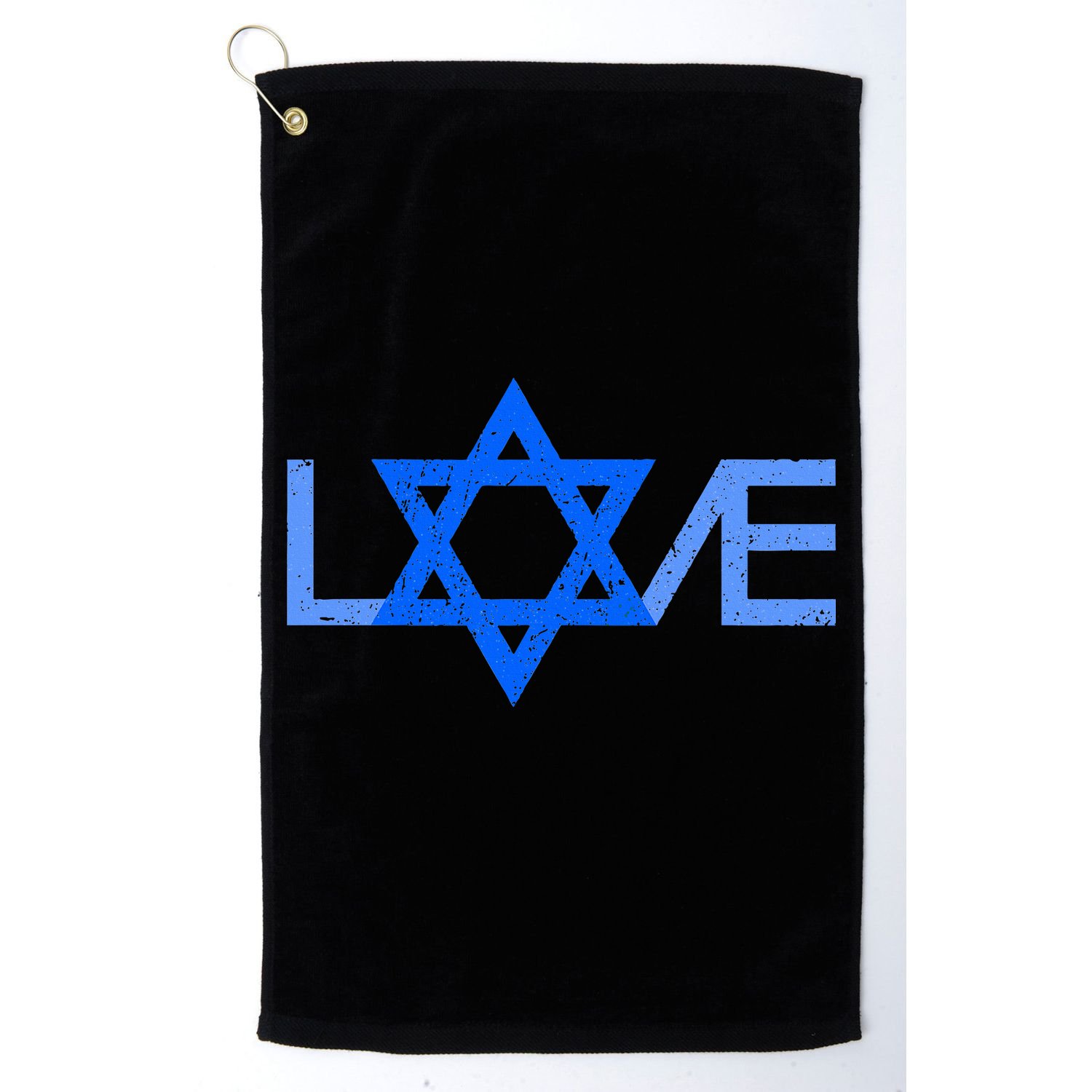 I Love Israel Jewish Star of David Gift for Jew Friend  Golf Towel