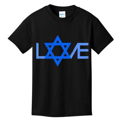 I Love Israel Jewish Star of David Gift for Jew Friend  Kids T-Shirt