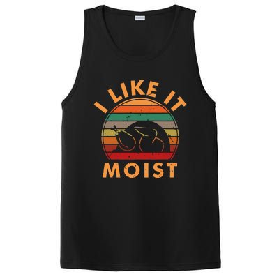 I Like It Moist Thanksgiving Turkey Leg Day PosiCharge Competitor Tank