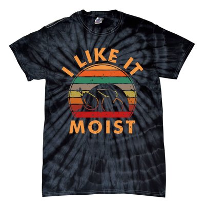 I Like It Moist Thanksgiving Turkey Leg Day Tie-Dye T-Shirt