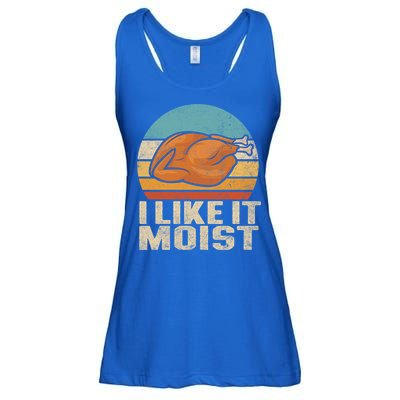 I Like It Moist Funny Thanksgiving Great Gift Turkey Vintage Cool Gift Ladies Essential Flowy Tank