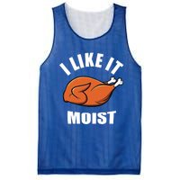 I Like It Moist Funny Thanksgiving Gift Mesh Reversible Basketball Jersey Tank