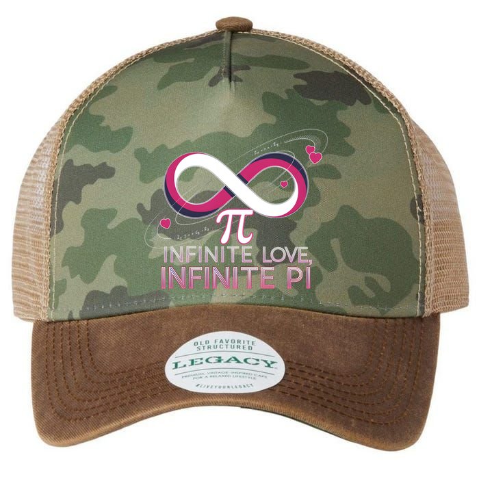 Infinite Love Infinite Pi Math ValentineS Day Design Meaningful Gift Legacy Tie Dye Trucker Hat