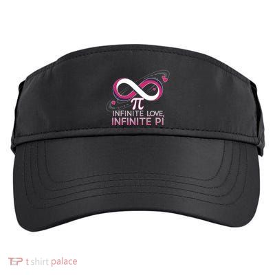 Infinite Love Infinite Pi Math ValentineS Day Design Meaningful Gift Adult Drive Performance Visor