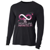 Infinite Love Infinite Pi Math ValentineS Day Design Meaningful Gift Cooling Performance Long Sleeve Crew