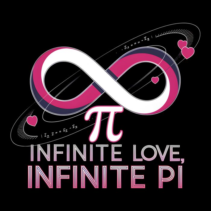 Infinite Love Infinite Pi Math ValentineS Day Design Meaningful Gift Cooling Performance Long Sleeve Crew