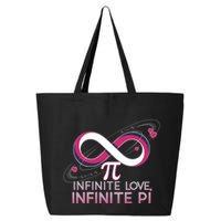 Infinite Love Infinite Pi Math ValentineS Day Design Meaningful Gift 25L Jumbo Tote