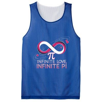 Infinite Love Infinite Pi Math ValentineS Day Design Meaningful Gift Mesh Reversible Basketball Jersey Tank