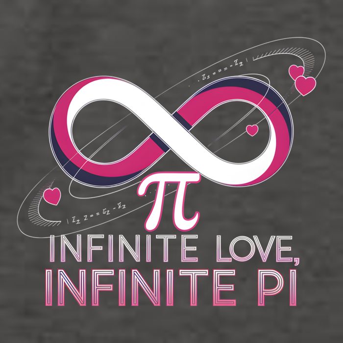 Infinite Love Infinite Pi Math ValentineS Day Design Meaningful Gift Vector Backpack