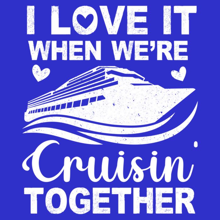 I Love It When Were Cruising Together Honeymoon Cruise Gift 16 in Basic Backpack
