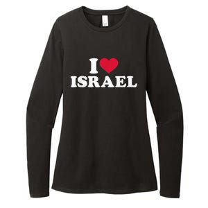 I love Israel Womens CVC Long Sleeve Shirt