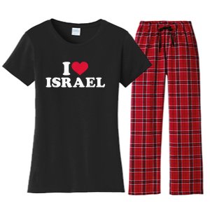 I love Israel Women's Flannel Pajama Set