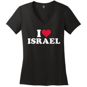 I love Israel Women's V-Neck T-Shirt