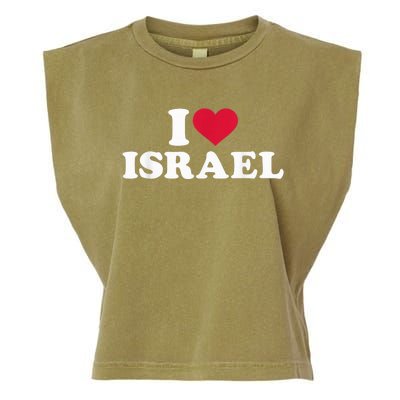 I love Israel Garment-Dyed Women's Muscle Tee