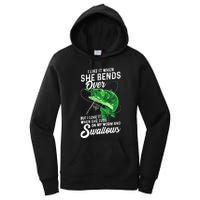 I Like It When She Bends Over Fishing Gifts Women's Pullover Hoodie