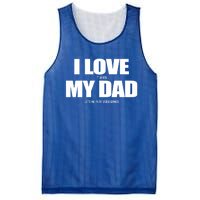 I Love It When My Dad Lets Me Play Video Games Great Gift Mesh Reversible Basketball Jersey Tank