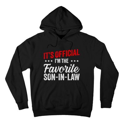 Its L Im The Favorite Soninlaw Funny Vintage Hoodie