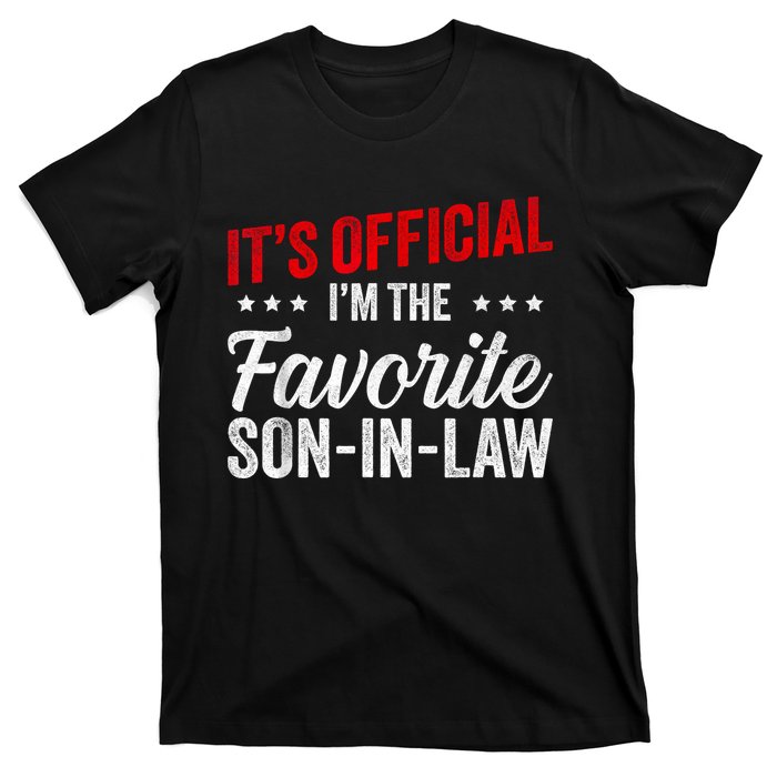 Its L Im The Favorite Soninlaw Funny Vintage T-Shirt