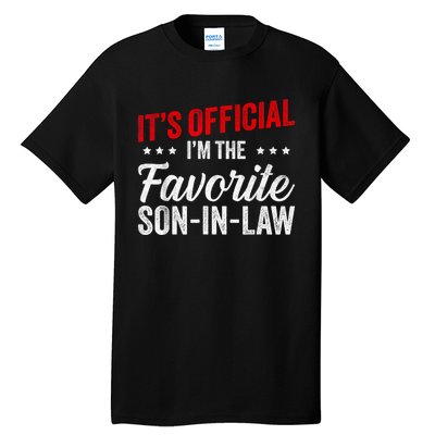 Its L Im The Favorite Soninlaw Funny Vintage Tall T-Shirt