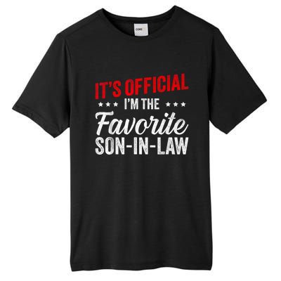 Its L Im The Favorite Soninlaw Funny Vintage Tall Fusion ChromaSoft Performance T-Shirt