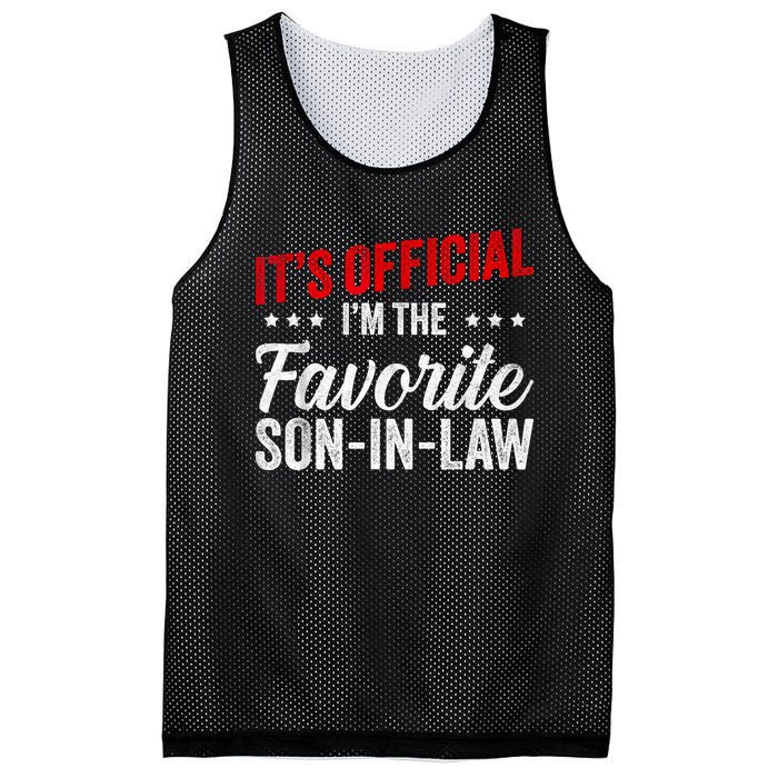 Its L Im The Favorite Soninlaw Funny Vintage Mesh Reversible Basketball Jersey Tank