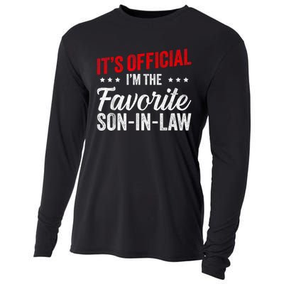 Its L Im The Favorite Soninlaw Funny Vintage Cooling Performance Long Sleeve Crew