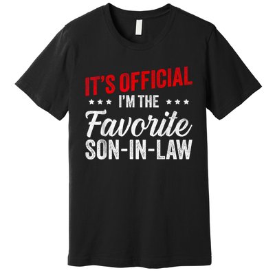 Its L Im The Favorite Soninlaw Funny Vintage Premium T-Shirt