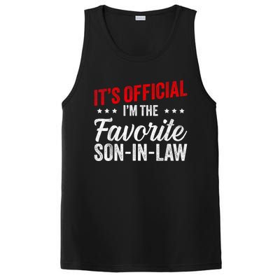 Its L Im The Favorite Soninlaw Funny Vintage PosiCharge Competitor Tank