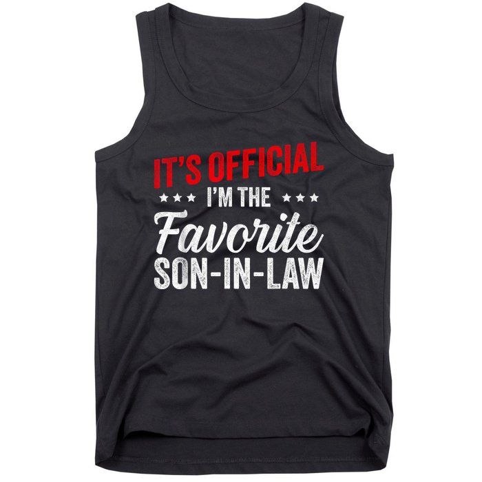 Its L Im The Favorite Soninlaw Funny Vintage Tank Top