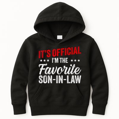 Its L Im The Favorite Soninlaw Funny Vintage Kids Hoodie