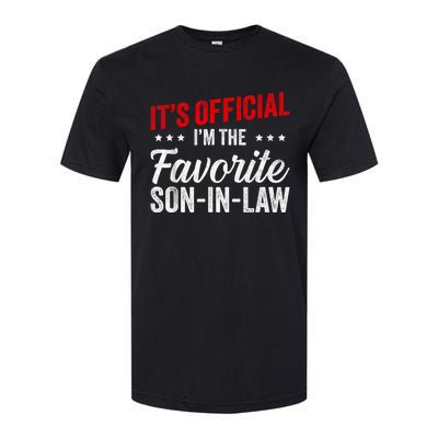 Its L Im The Favorite Soninlaw Funny Vintage Softstyle CVC T-Shirt